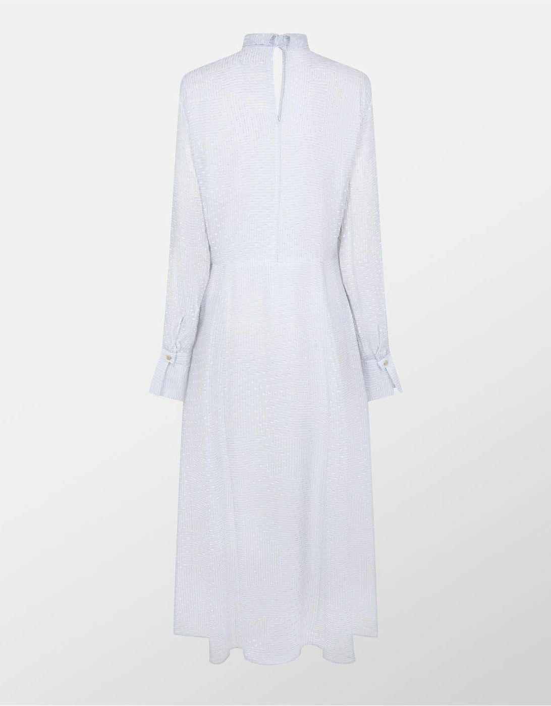 High Neck Maxi A-Line Dress