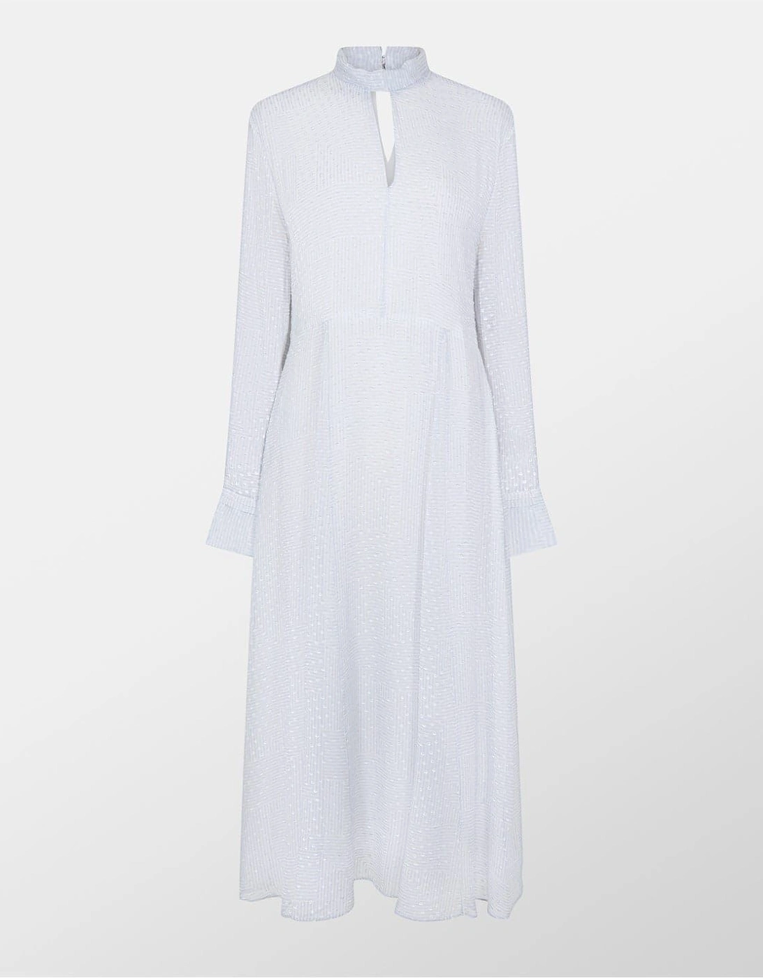 High Neck Maxi A-Line Dress
