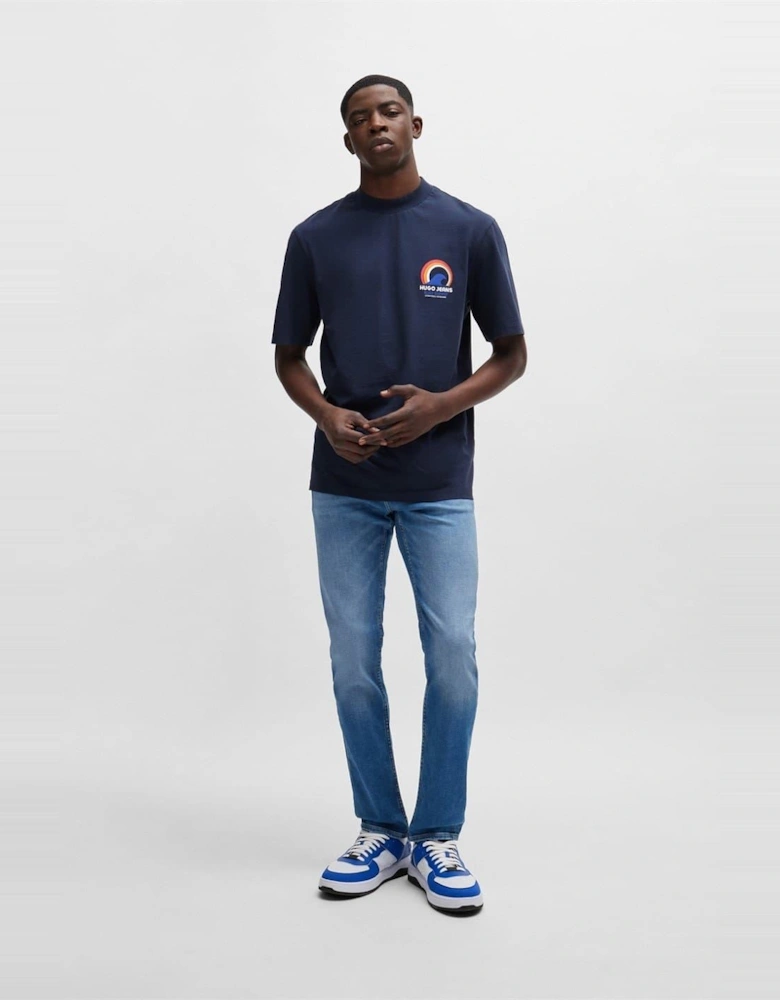 Five Pocket Design Slim Fit Jeans