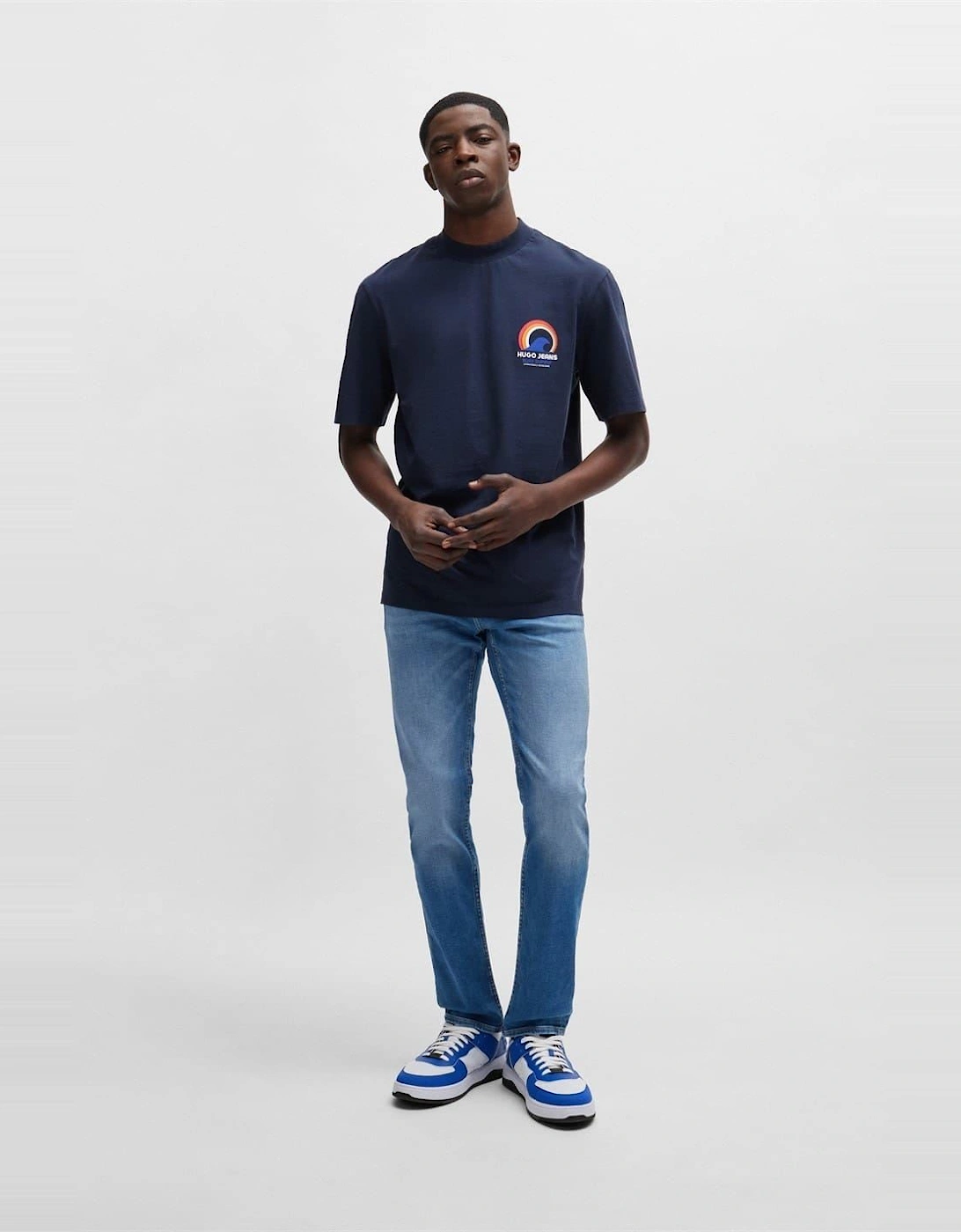 Five Pocket Design Slim Fit Jeans