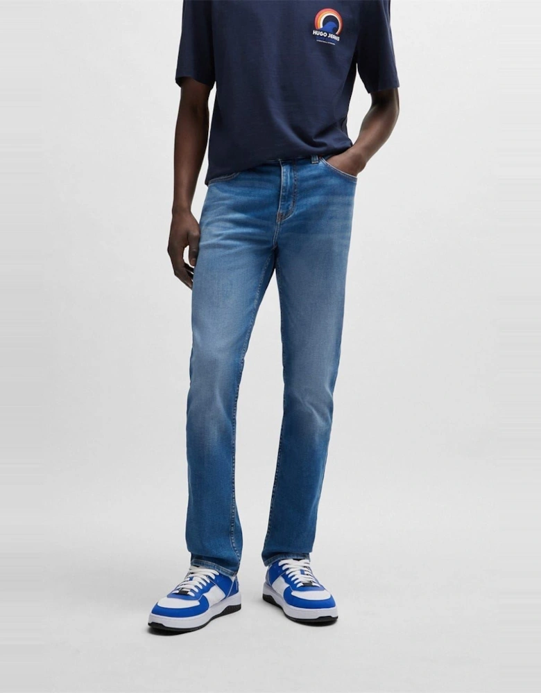 Five Pocket Design Slim Fit Jeans