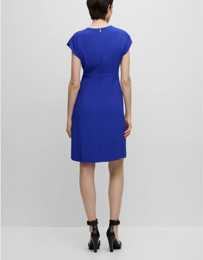 Debrany V-Neck Knee Length A-Line Dress