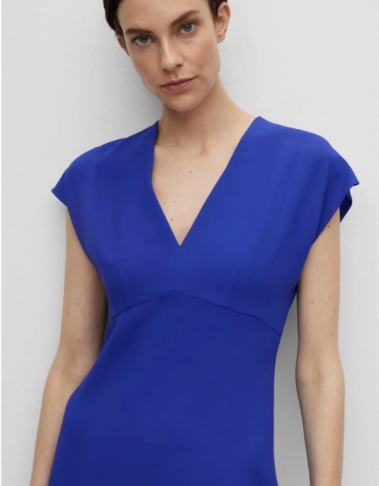 Debrany V-Neck Knee Length A-Line Dress