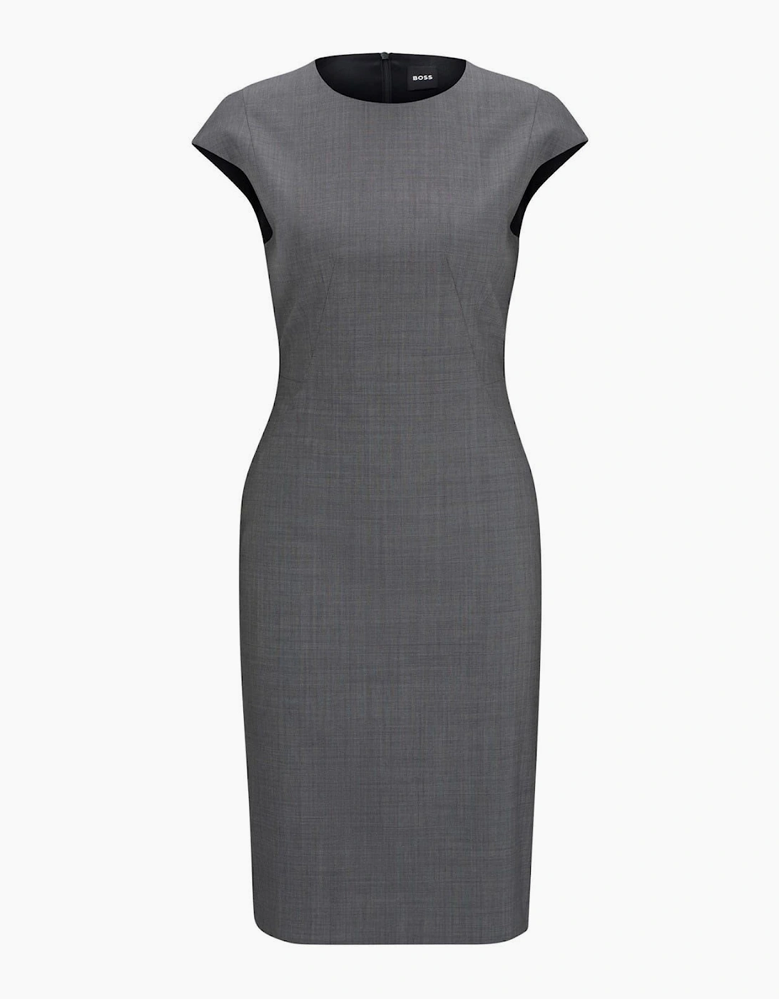 Dironah Crew Neck Knee Length Sheath Dress