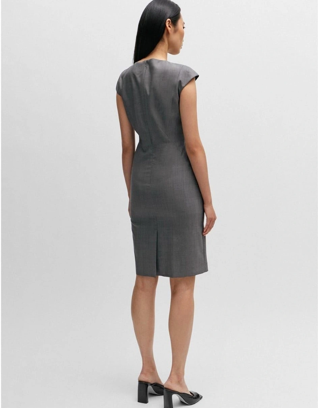 Dironah Crew Neck Knee Length Sheath Dress