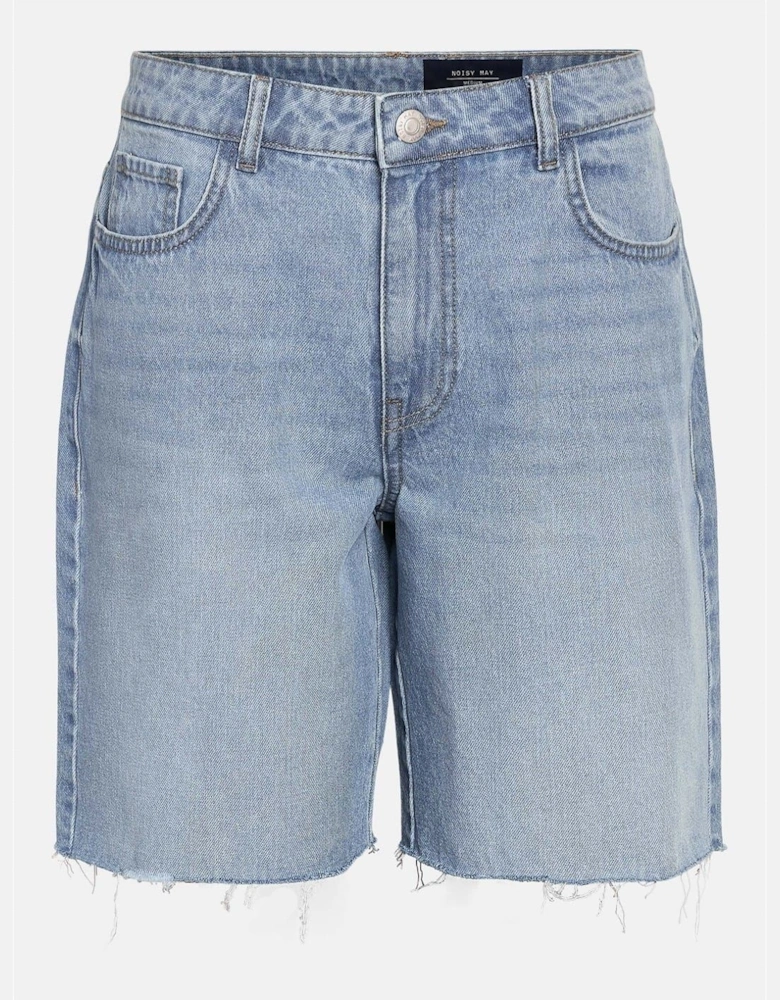 Loose Baggy Fit Denim Bermuda Shorts