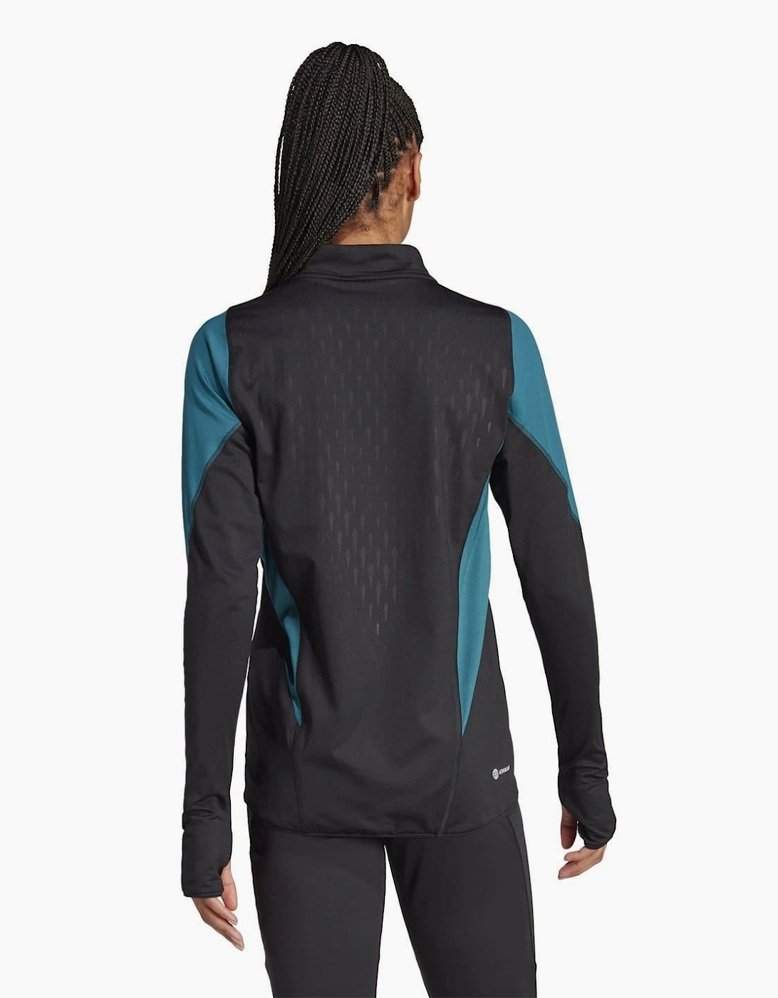 Athletic Slim Fit Zip Neck Top
