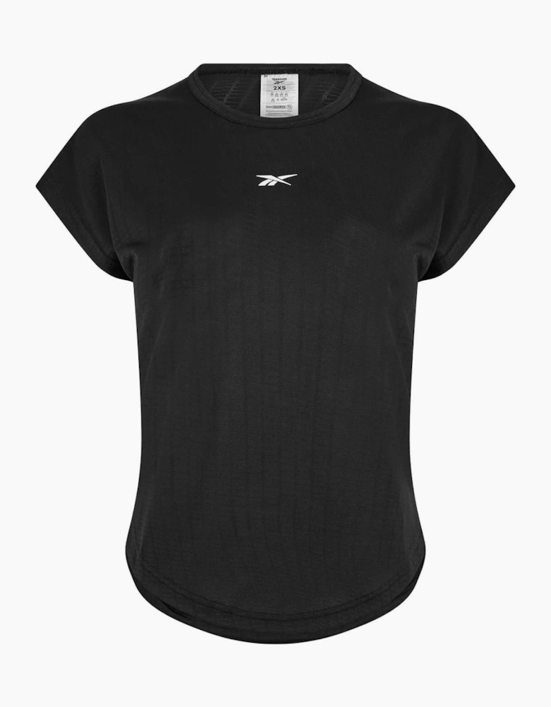 Perforated Regular Fit Crew Neck T-Shirt