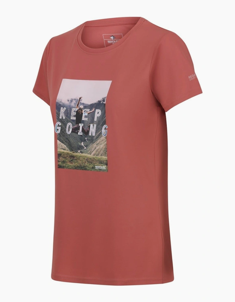Graphic Crew Neck Short Sleeve Jersey T-Shirt
