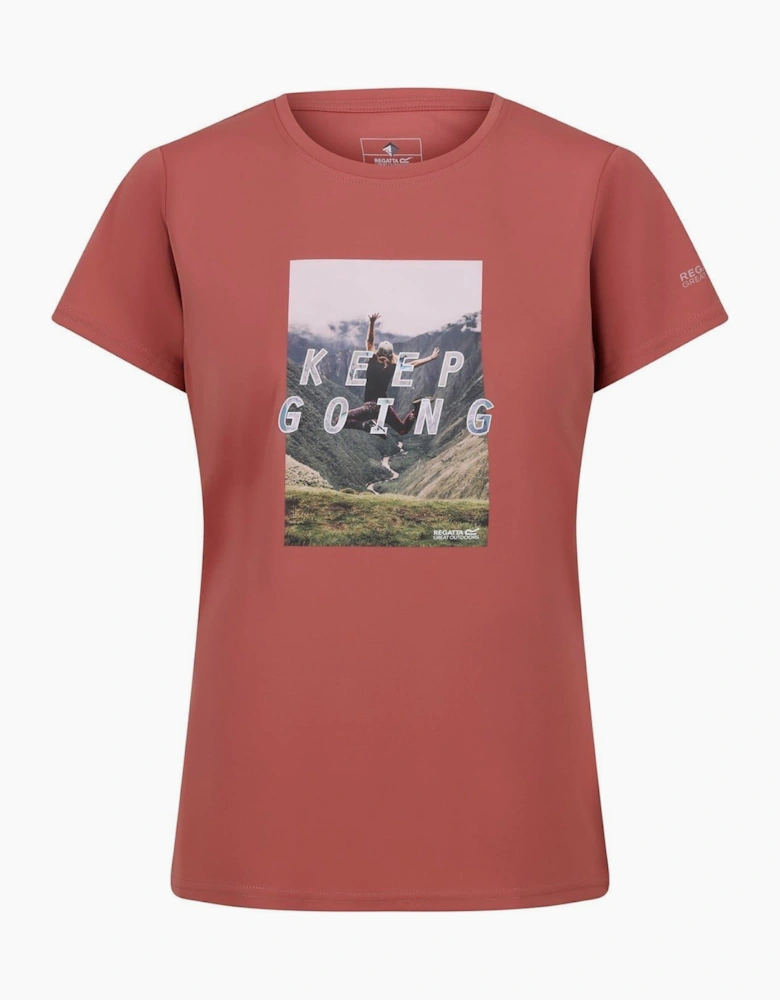 Graphic Crew Neck Short Sleeve Jersey T-Shirt