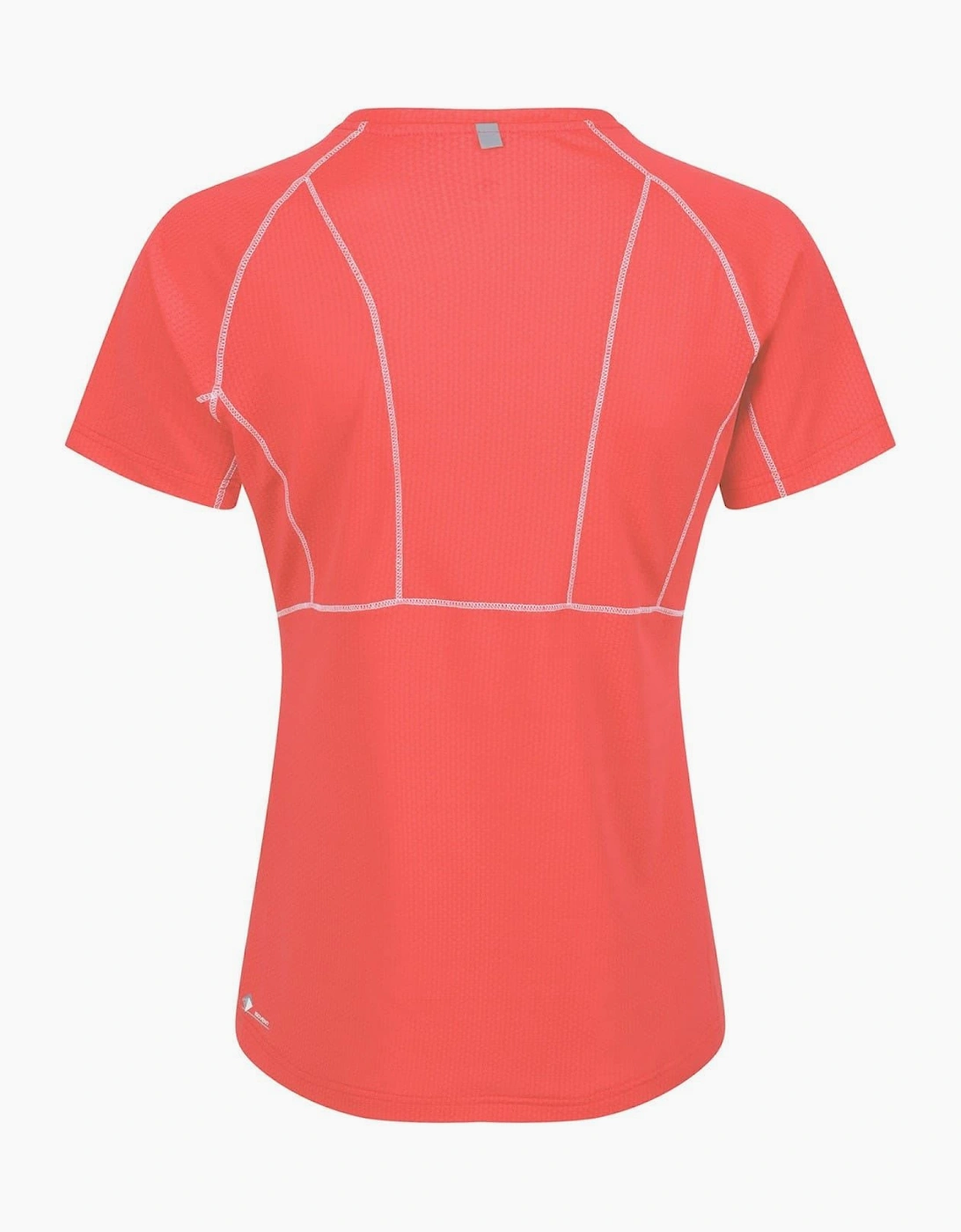 Stitched Detail Crew Neck Raglan Sleeve Jersey T-Shirt