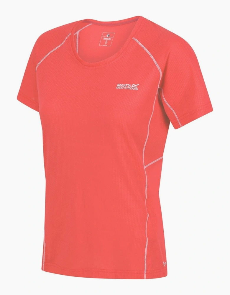 Stitched Detail Crew Neck Raglan Sleeve Jersey T-Shirt