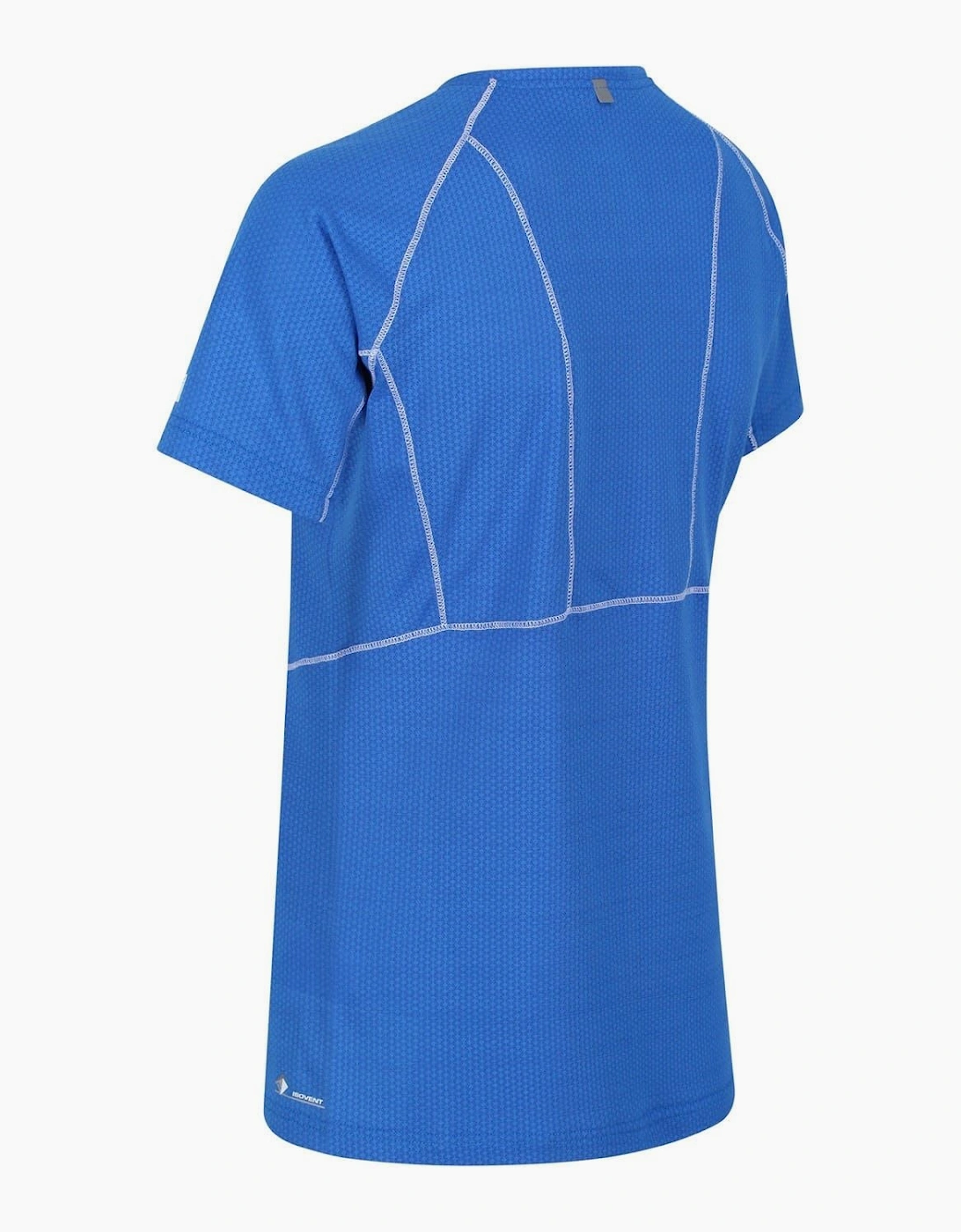 Stitched Detail Scoop Neck Raglan Sleeve Jersey T-Shirt