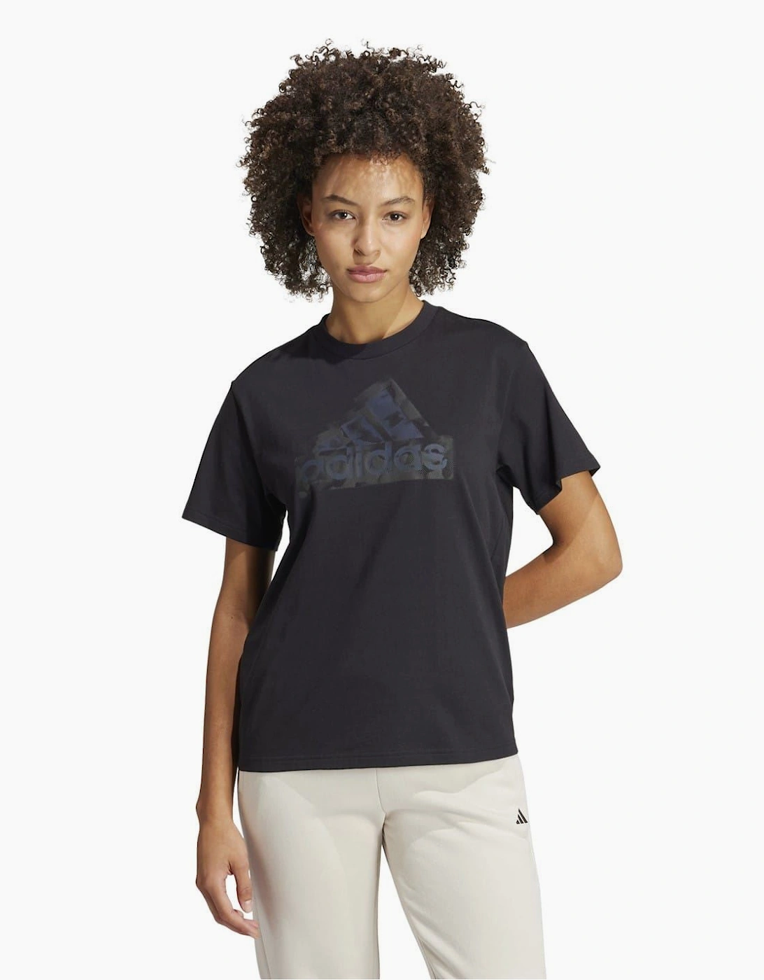 Logo Print Crew Neck Short Sleeve Jersey T-Shirt