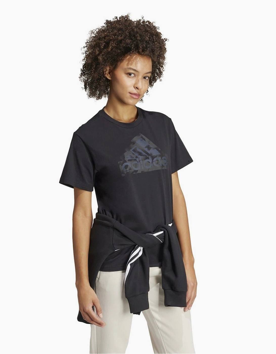 Logo Print Crew Neck Short Sleeve Jersey T-Shirt