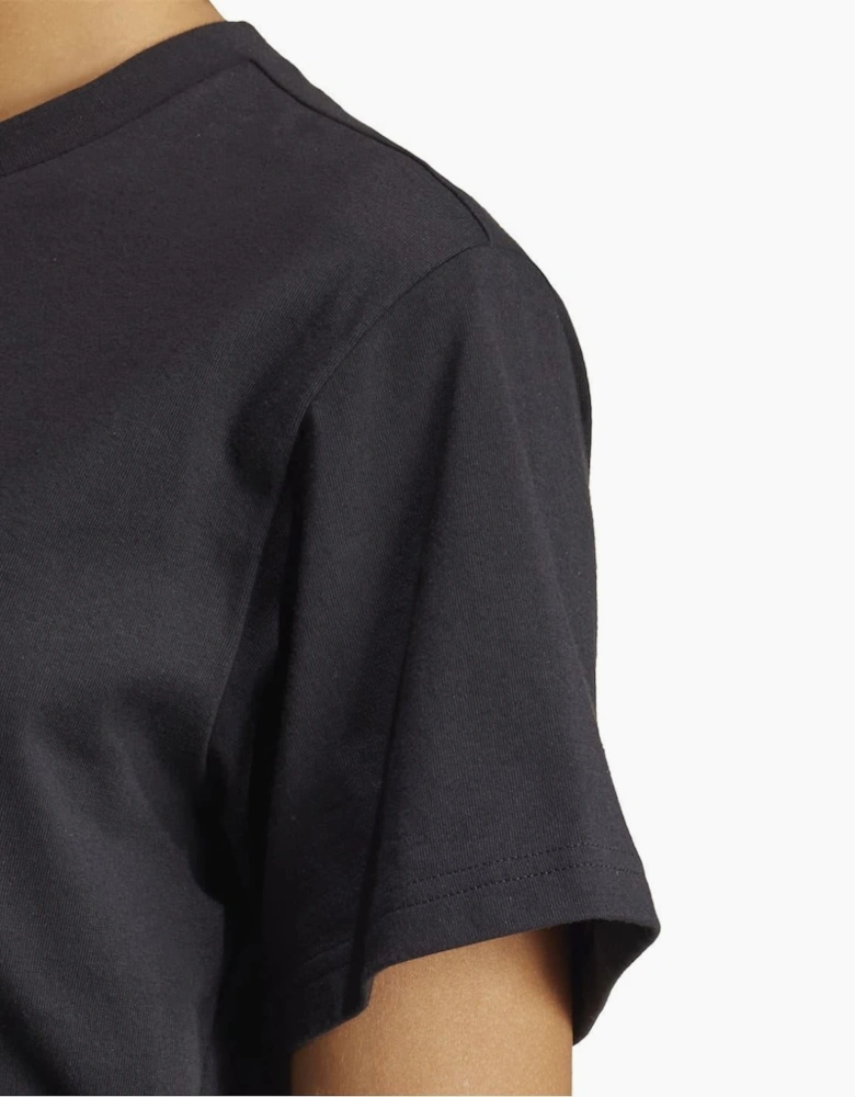 Logo Print Crew Neck Short Sleeve Jersey T-Shirt
