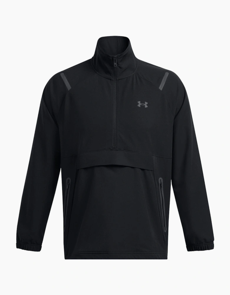 Unstoppable Solid Patterned Anorak Jacket with Drawstring