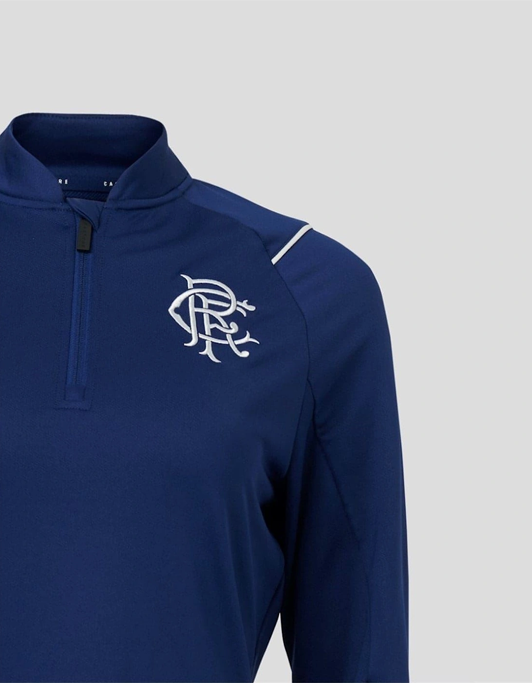 Rangers FC Zip Neck Regular Fit Sweatshirt
