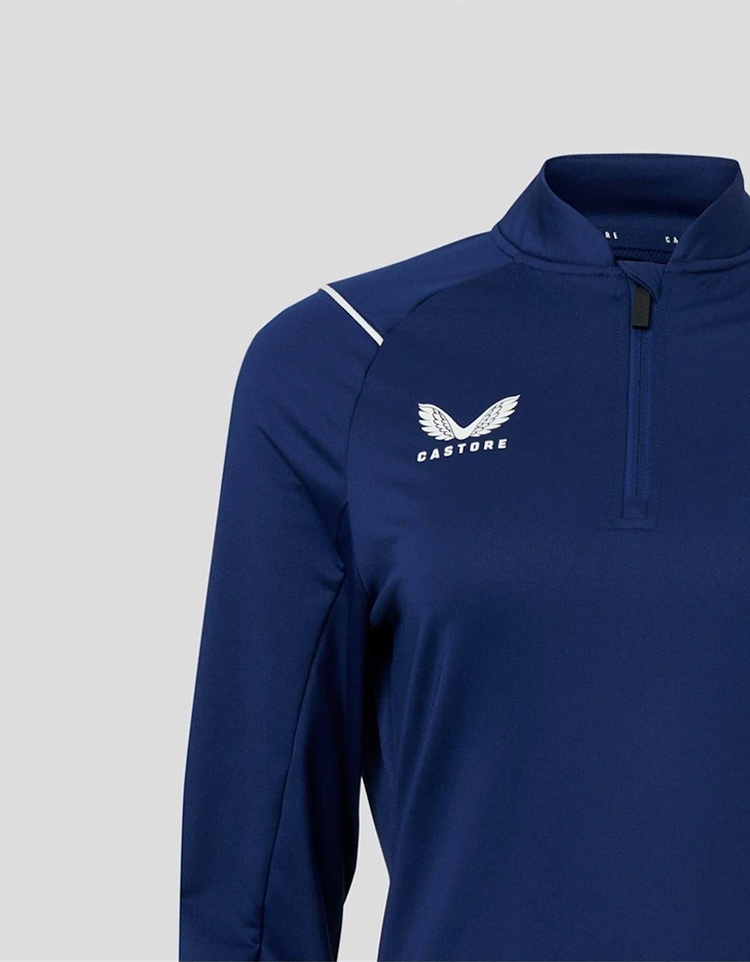 Rangers FC Zip Neck Regular Fit Sweatshirt