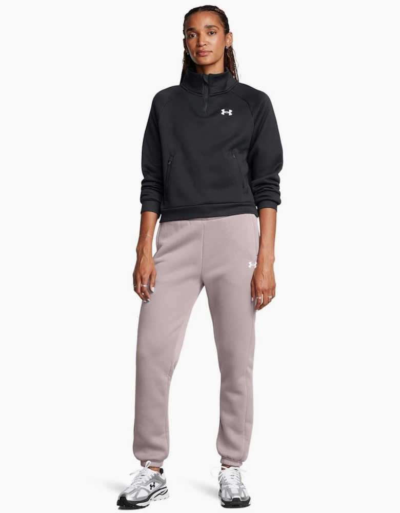 Solid Patterned Fleece Pro Track Pants