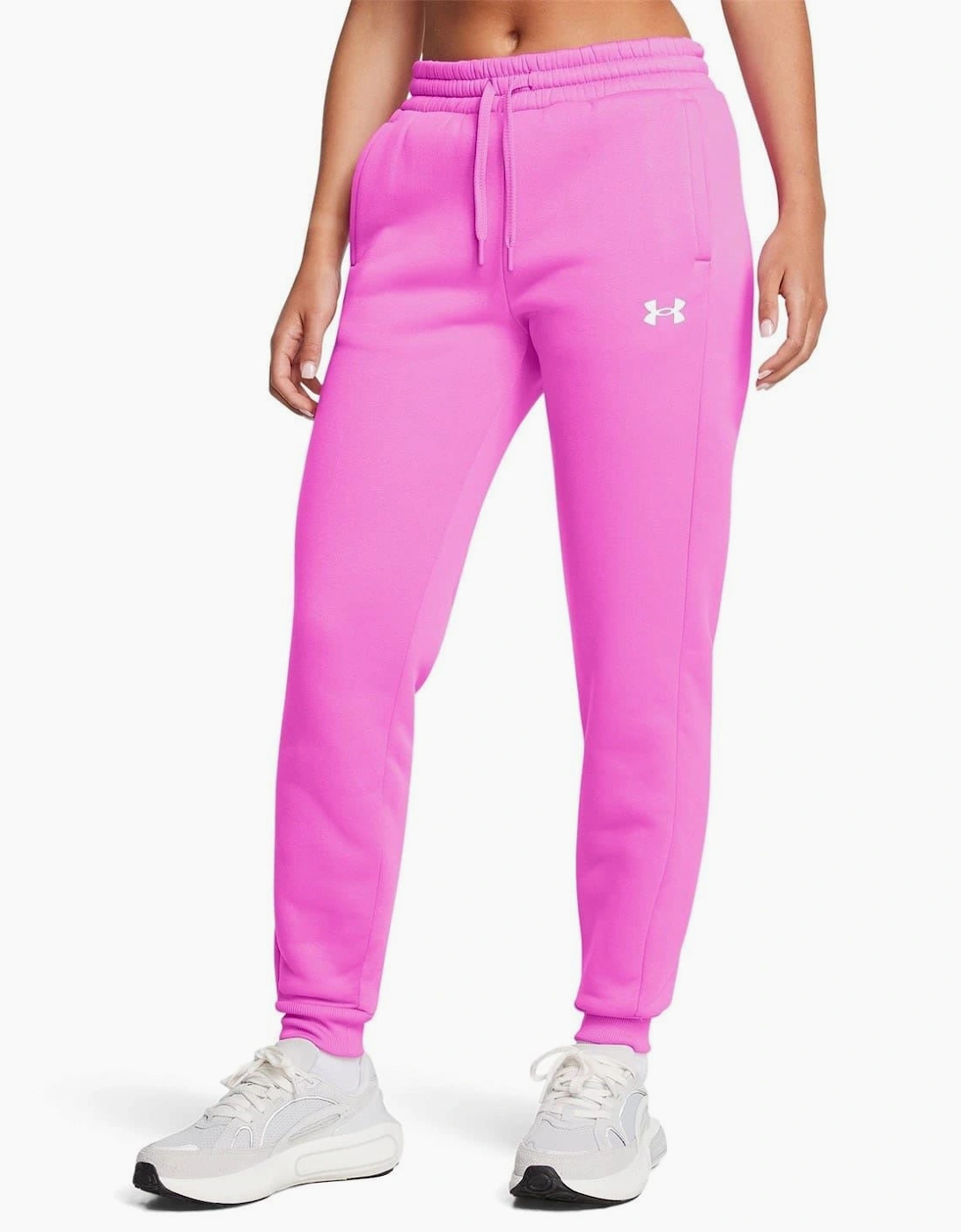 Fleece Joggers with Ribbed Cuff