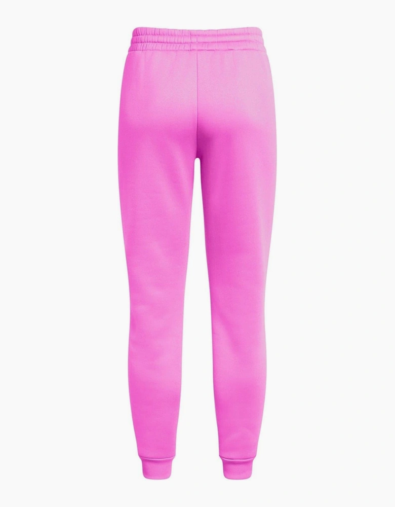 Fleece Joggers with Ribbed Cuff