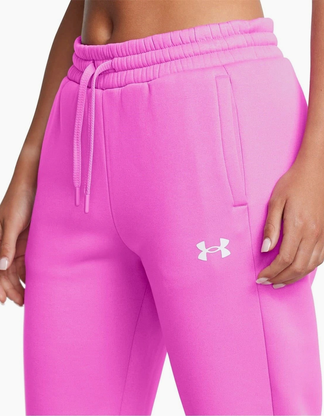Fleece Joggers with Ribbed Cuff