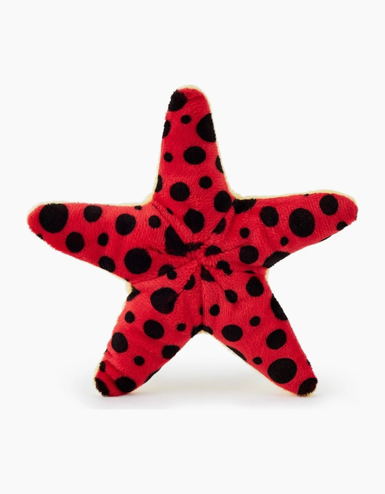 Starfish Red  And  Black Soft Toy 9 cm