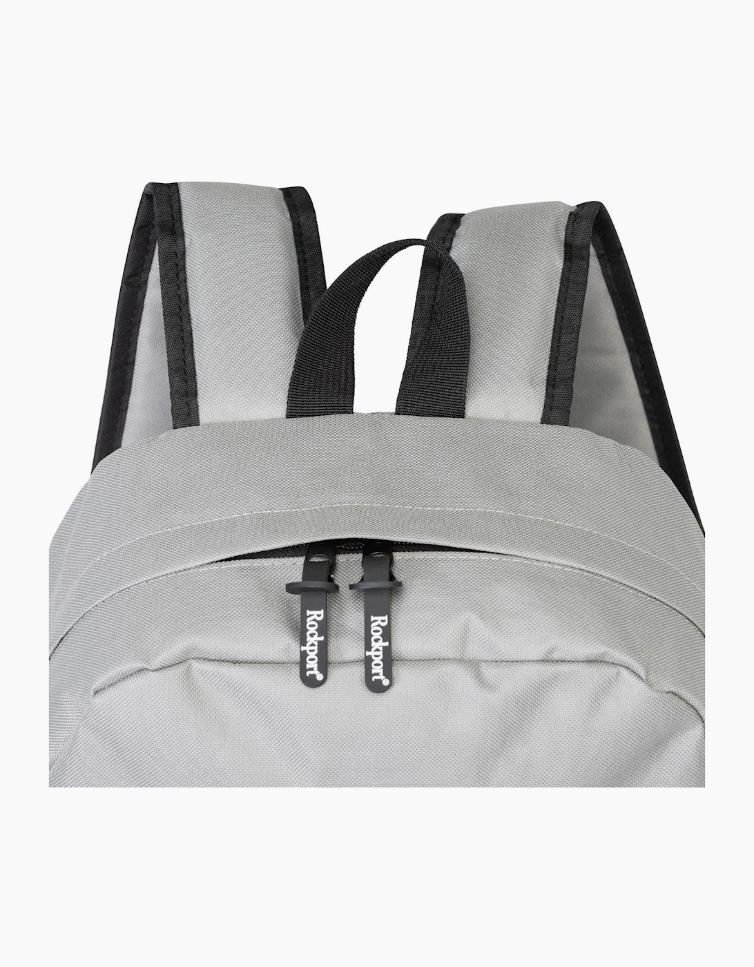 Solid Patterned Med Backpack with Logo