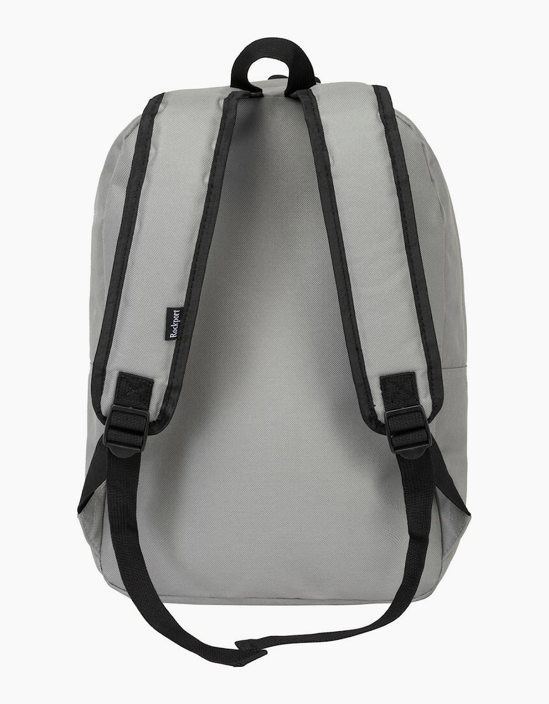 Solid Patterned Med Backpack with Logo