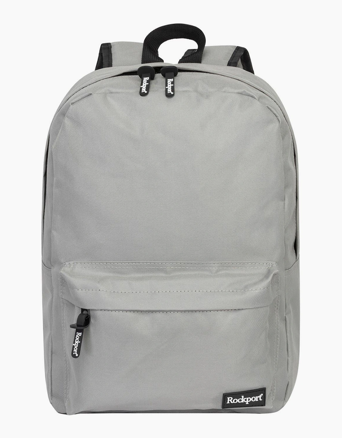Solid Patterned Med Backpack with Logo
