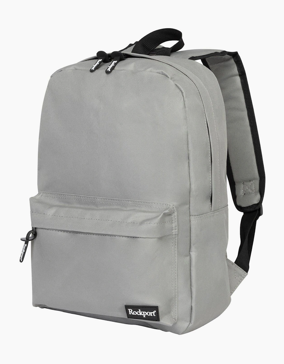 Solid Patterned Med Backpack with Logo