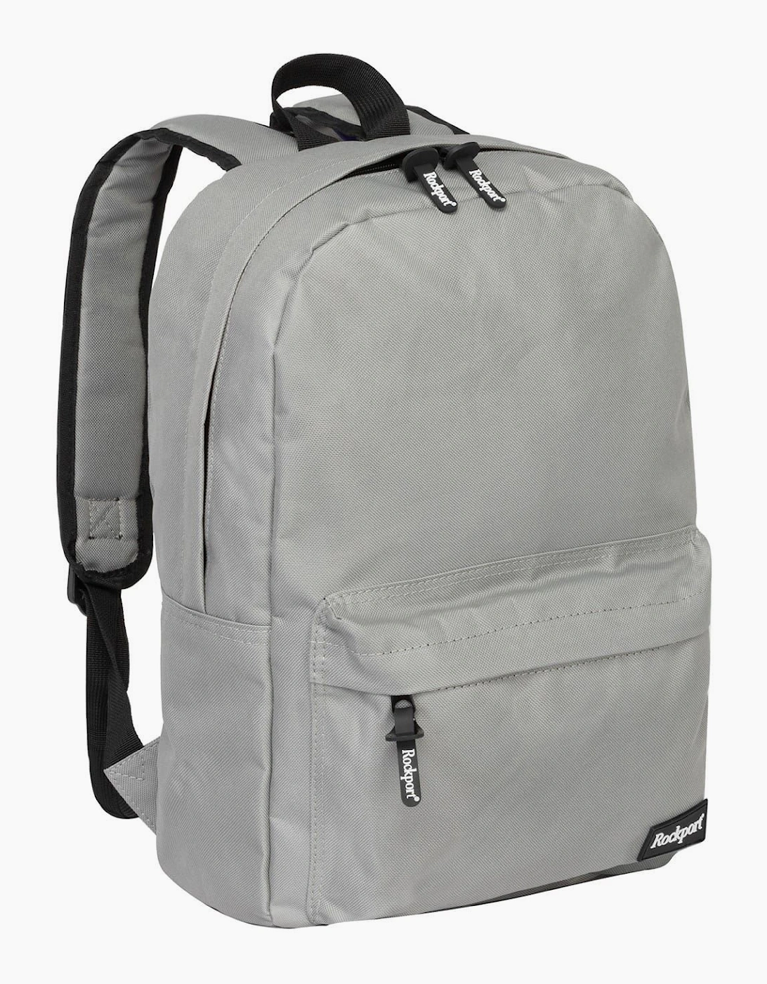 Solid Patterned Med Backpack with Logo