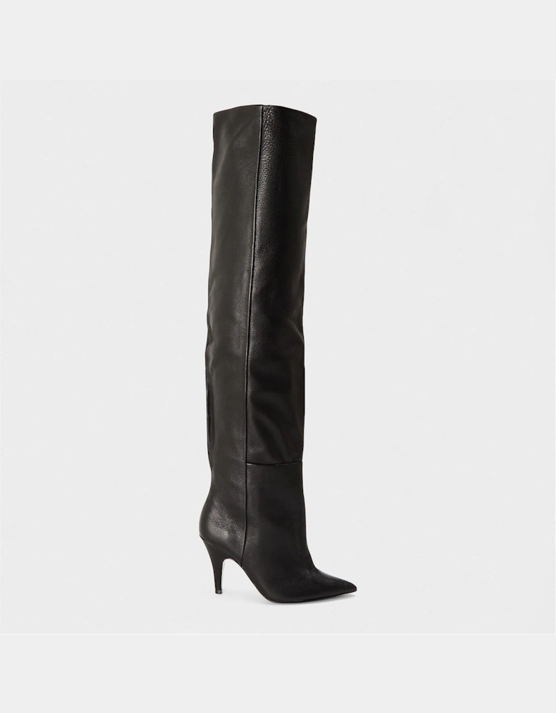 Mazer Knee High Stiletto Heel Boots