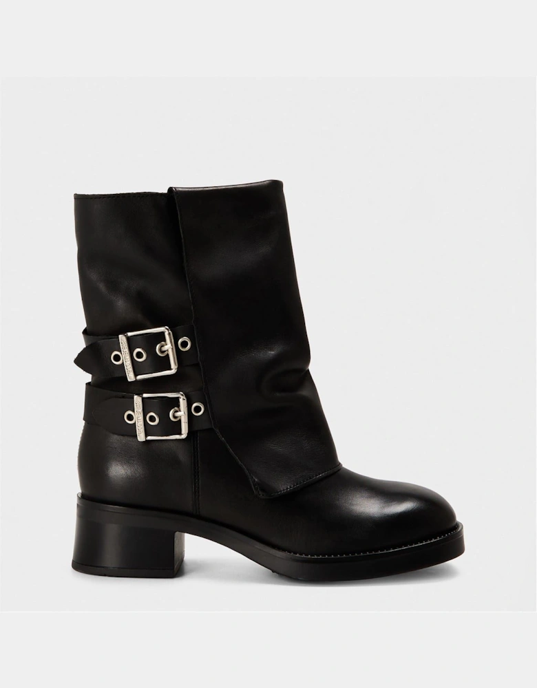 Bonfire Trench Boots with Metallic Pattern