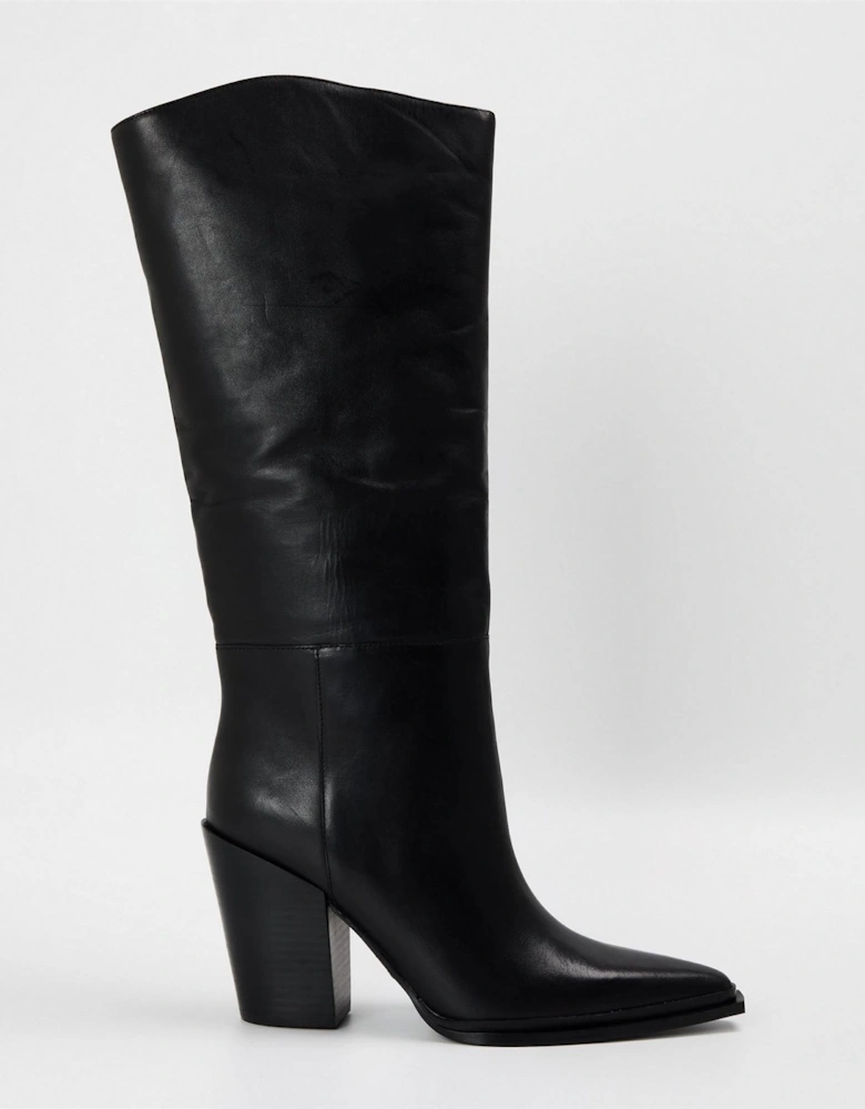 Bronty Knee High Block Heel Boots