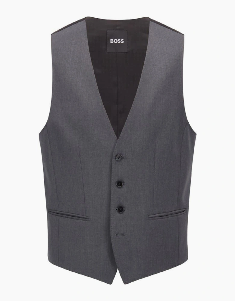 Solid Patterned Waist Tab Waist Coat