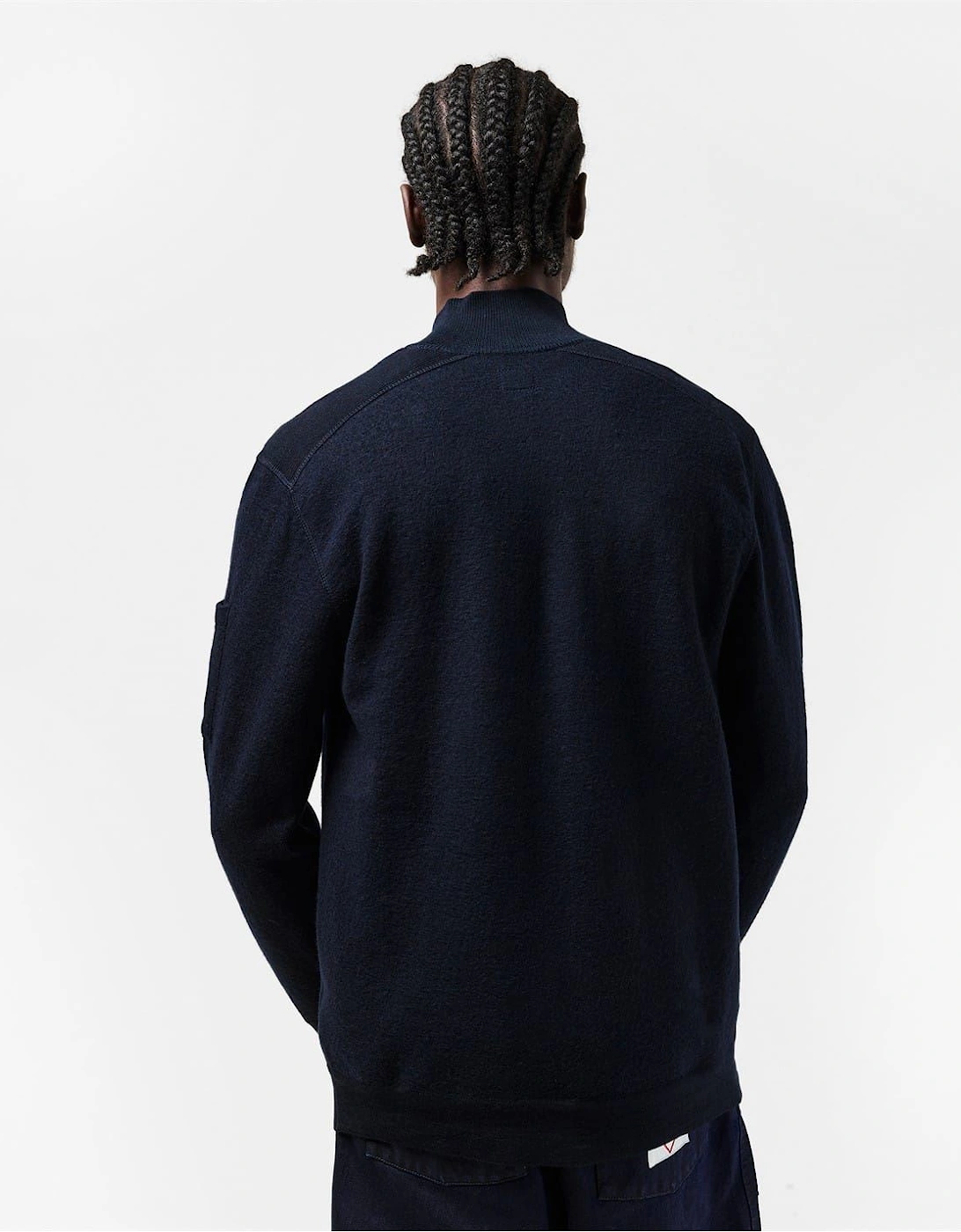 Mock Neck High Collar Long Sleeve Sweater