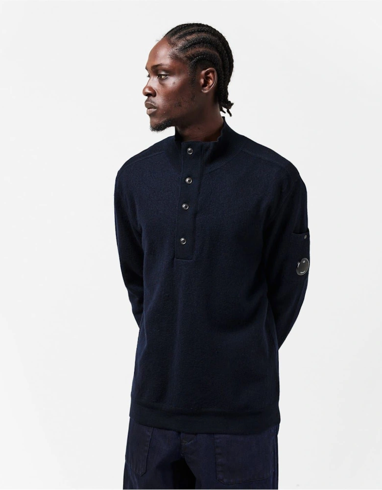 Mock Neck High Collar Long Sleeve Sweater