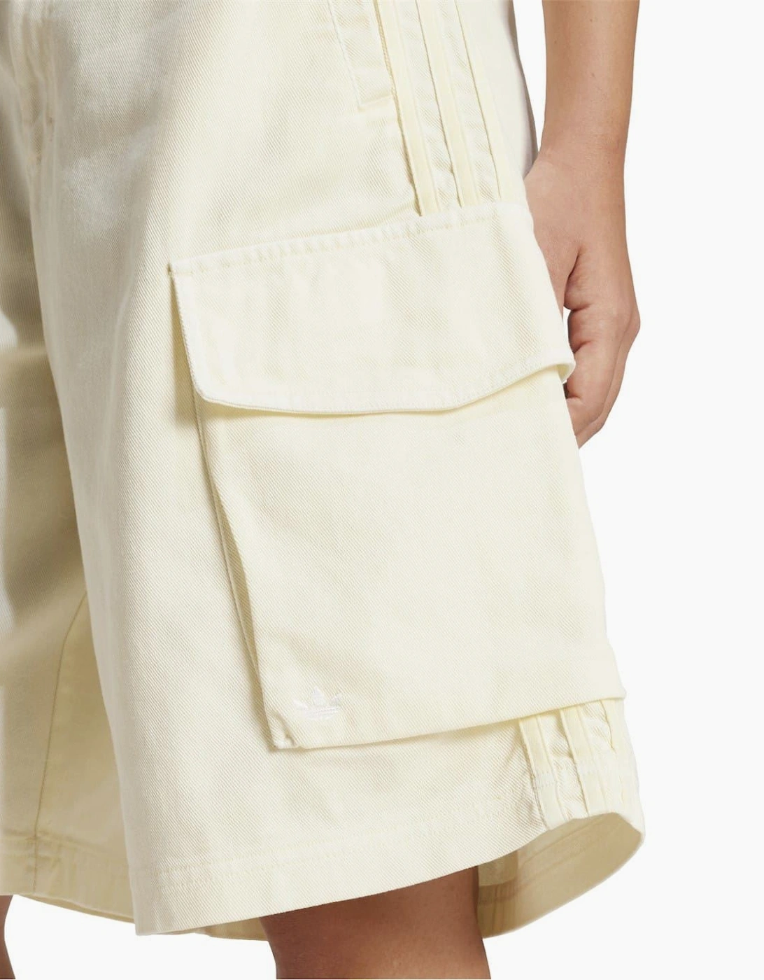 Baggy Fit Denim Cargo Shorts