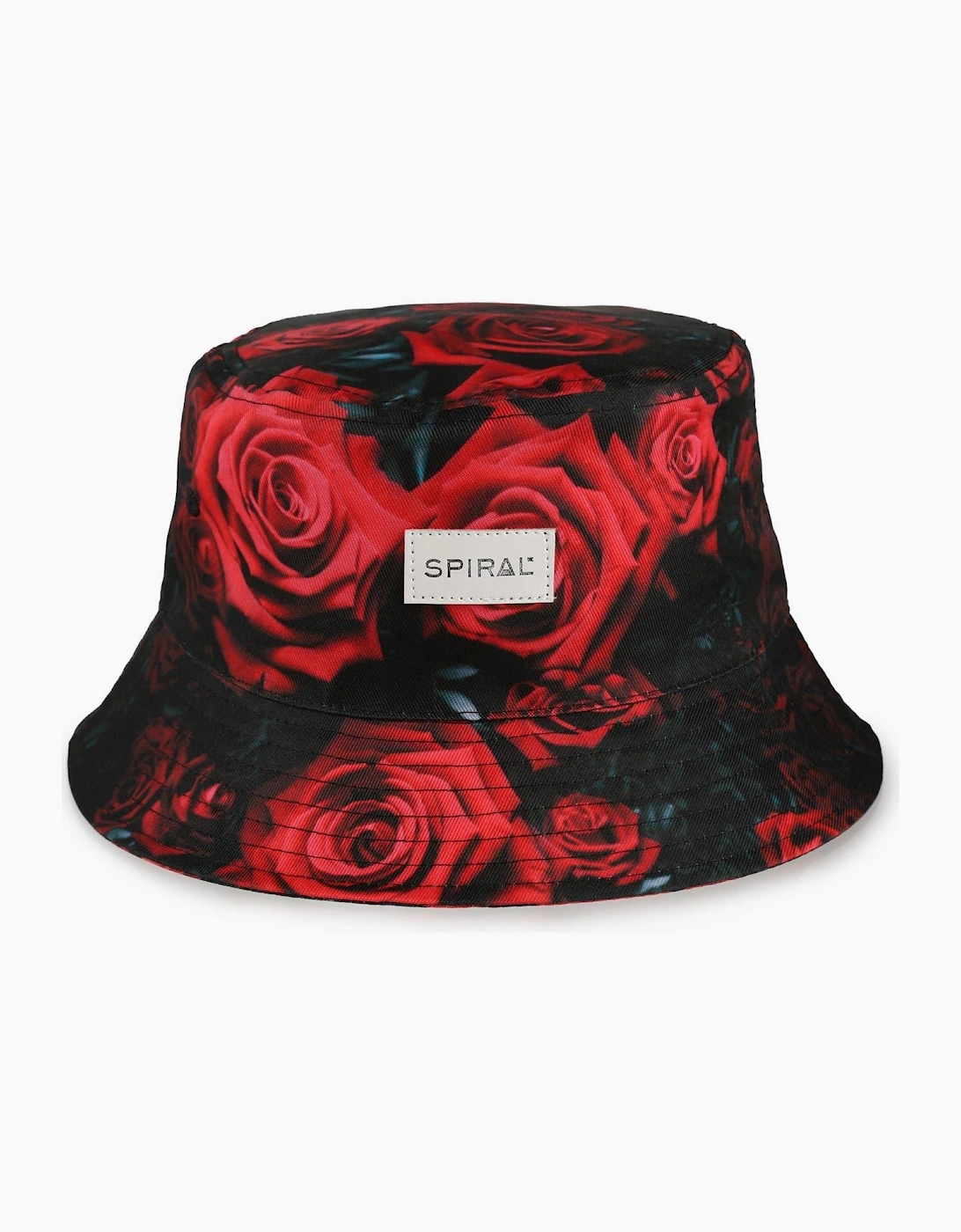 Spiral Women's Red Logo All Around Brim Panel Bucket Hat  Ladies