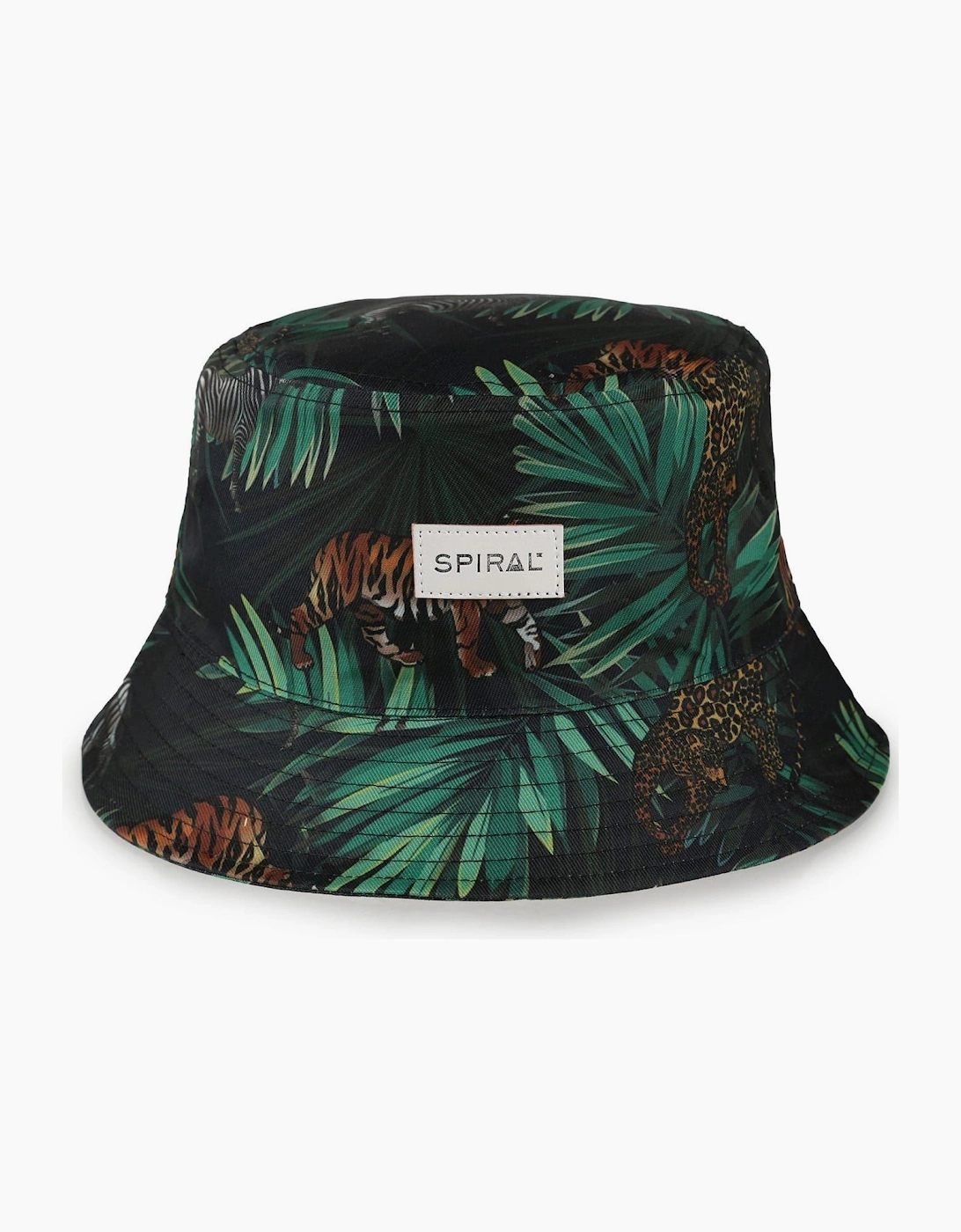 Spiral Women's Tropical Safari Logo All Around Brim Panel Bucket Hat  Ladies