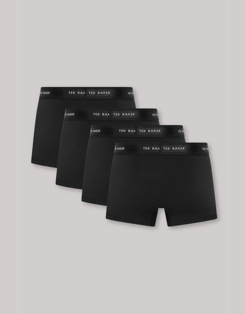 4 Pack Plain Design Trunk