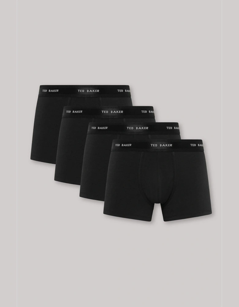 4 Pack Plain Design Trunk
