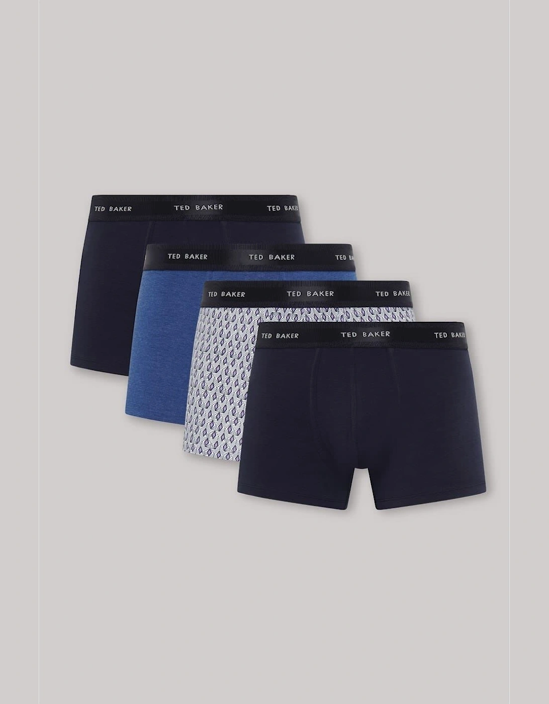 4 Pack Plain Design Trunk, 4 of 3