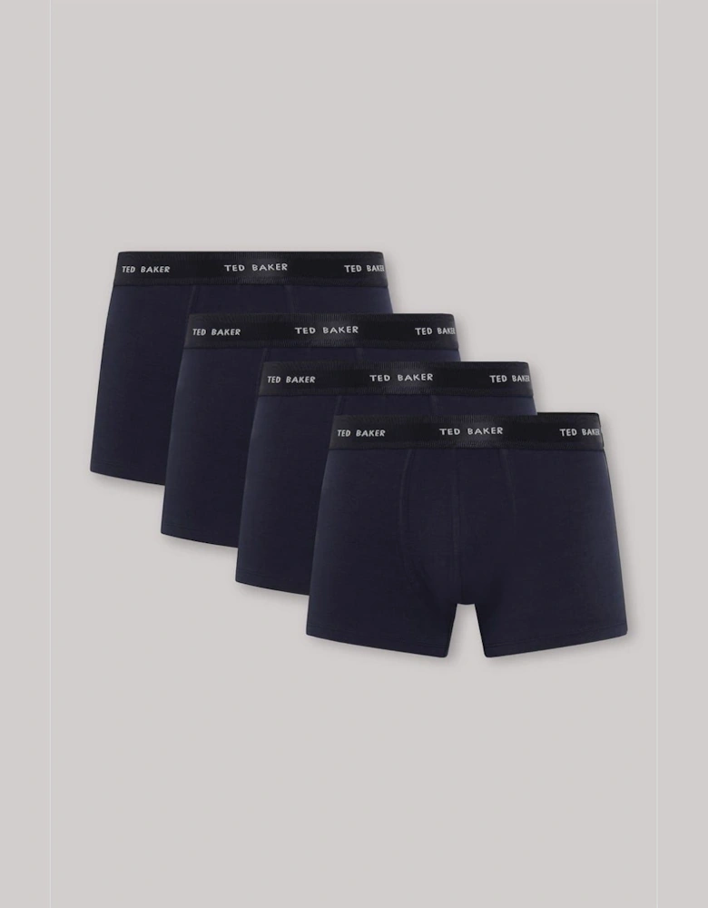 4 Pack Plain Design Trunk