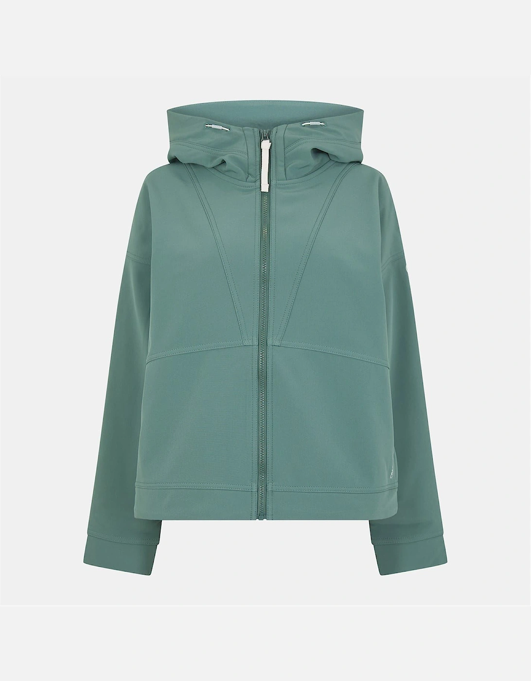 Craghoppers Women's Tyra Hooded Ribbed Cuff Fleece Jacket - Frosted Pine - Size: 18