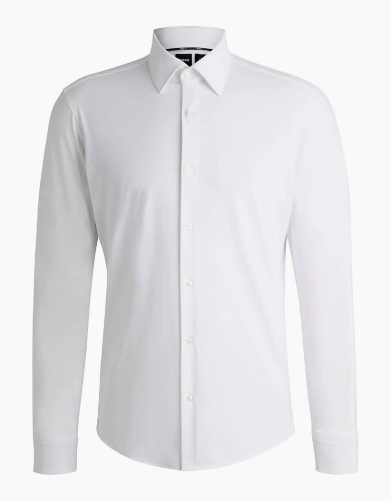 Joe Point Collar Long Sleeve Oxford Shirt