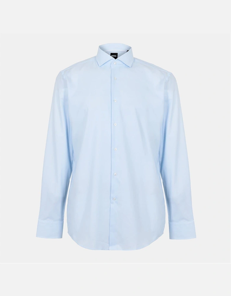 Spread Collar Long Sleeve Regular Fit Shirt