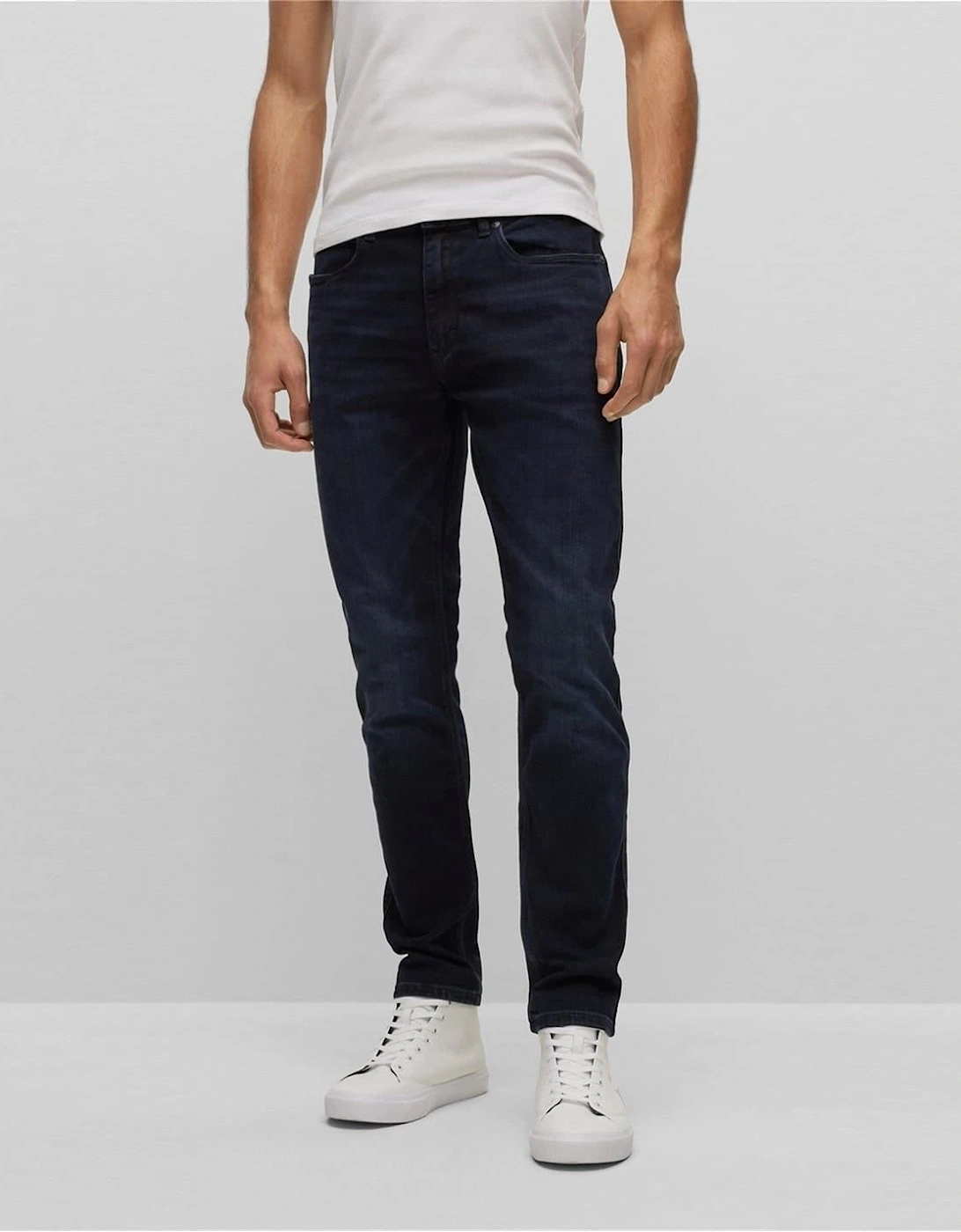 Mid Rise Slim Fit Five Pocket Jeans
